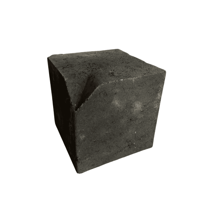 CASTACRETE SMALL CHAMFERED INTERNAL CORNER KERB CARBON BLACK