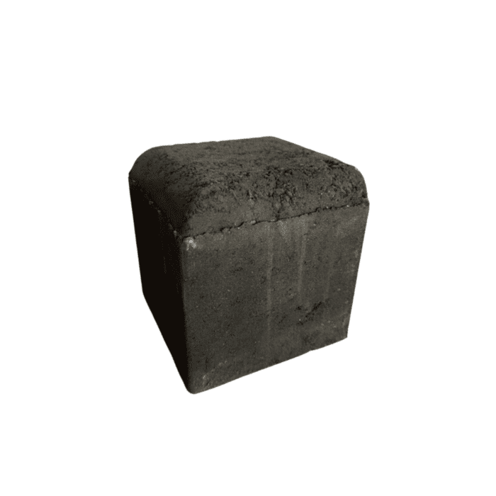 CASTACRETE SMALL BULL NOSE EXTERNAL CORNER KERB CARBON BLACK
