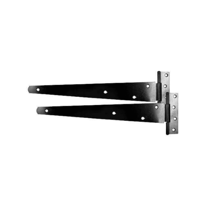 TEE HINGE MEDIUM BLACK 450mm (PAIR)