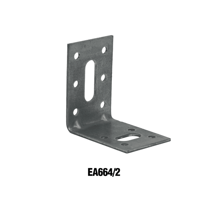 LIGHT REINFORCED ANGLE BRACKET 60x60x40mm - EA664/2C50