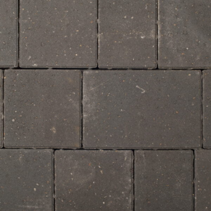 CASTACRETE CHARCOAL" PENCIL EDGE" BLOCK PAVING 50mm - 3 SIZE MIXED PACK -11.52m2