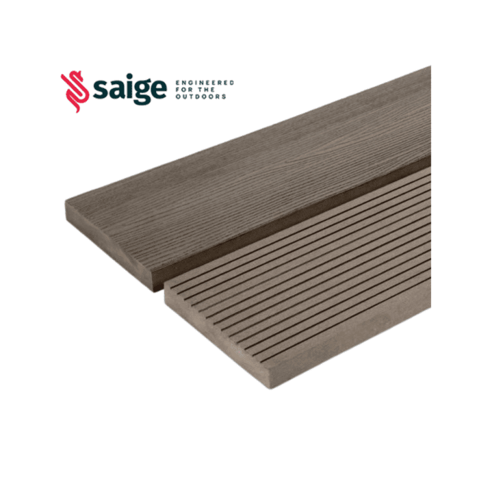 23 x 143 x 3.6m SAIGE CONTEMPORARY SOLID DECKING - COFFEE