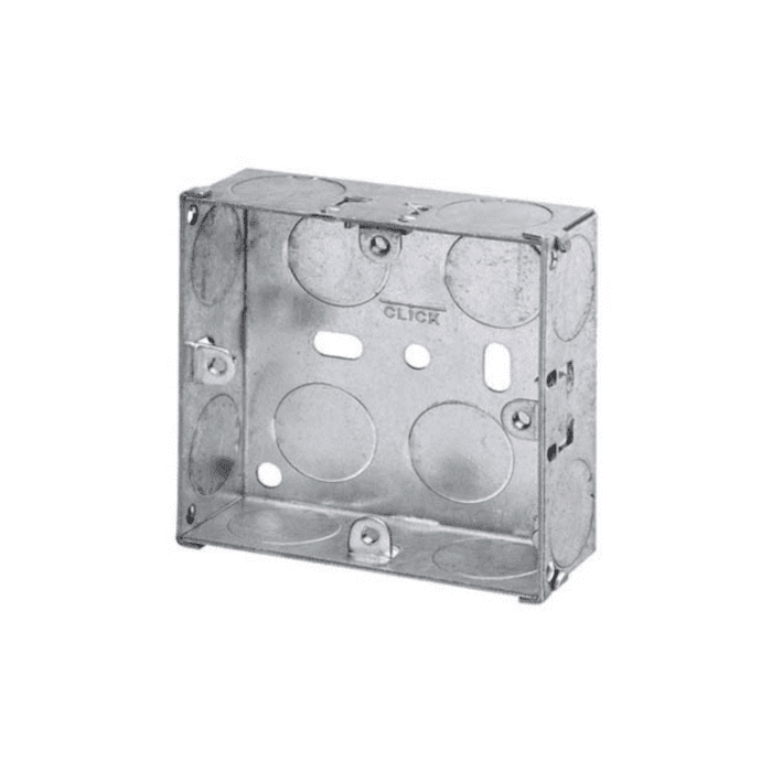 1G 25mm METAL BACK BOX - DB162