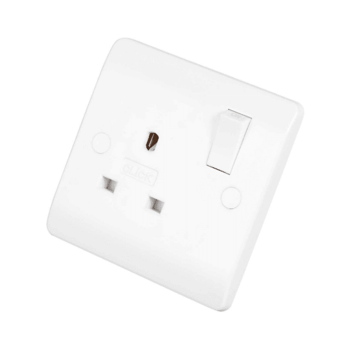 1G DOUBLE POLE 13A SOCKET OUTLET SWITCHED - CMA035