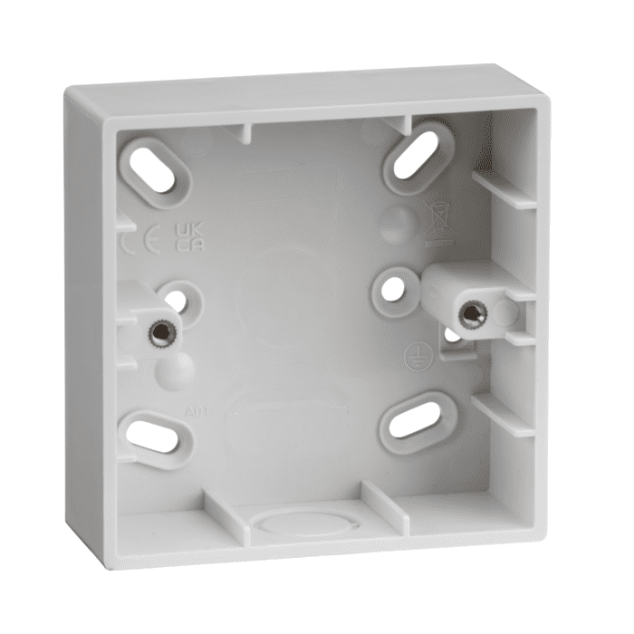 29mm PVC SINGLE BACK BOX  - SN1400P