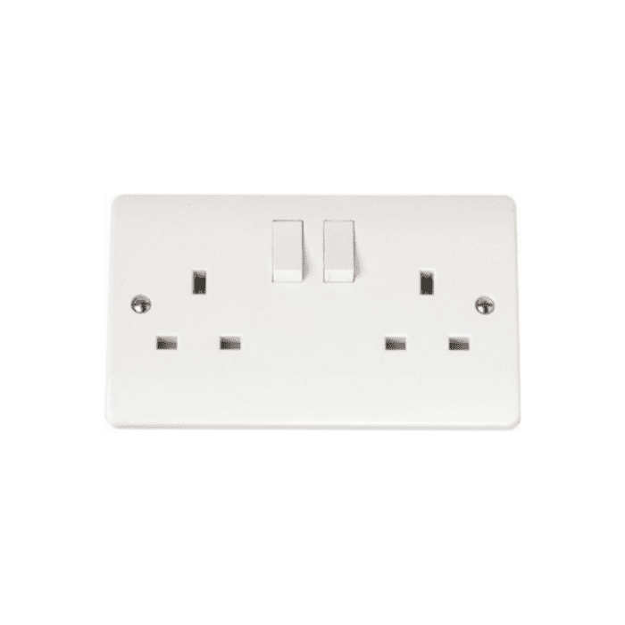 2G DOUBLE POLE 13A SOCKET OUTLET SWITCHED - CMA036