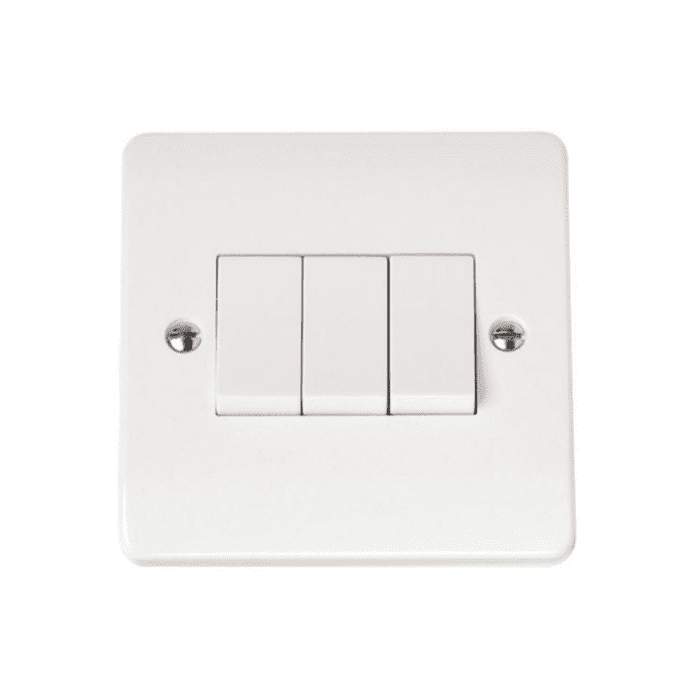 3G - 2 WAY 10AX  PLATE SWITCH - CMA013