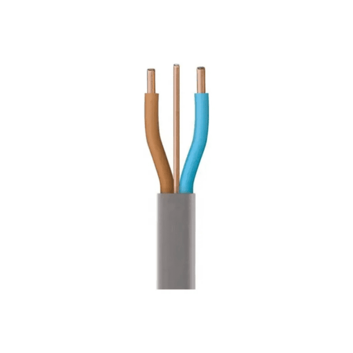 GREY 1.5mm TWIN & EARTH CABLE - SOLD PER METRE **NON RETURNABLE** - H6242Y1.5G