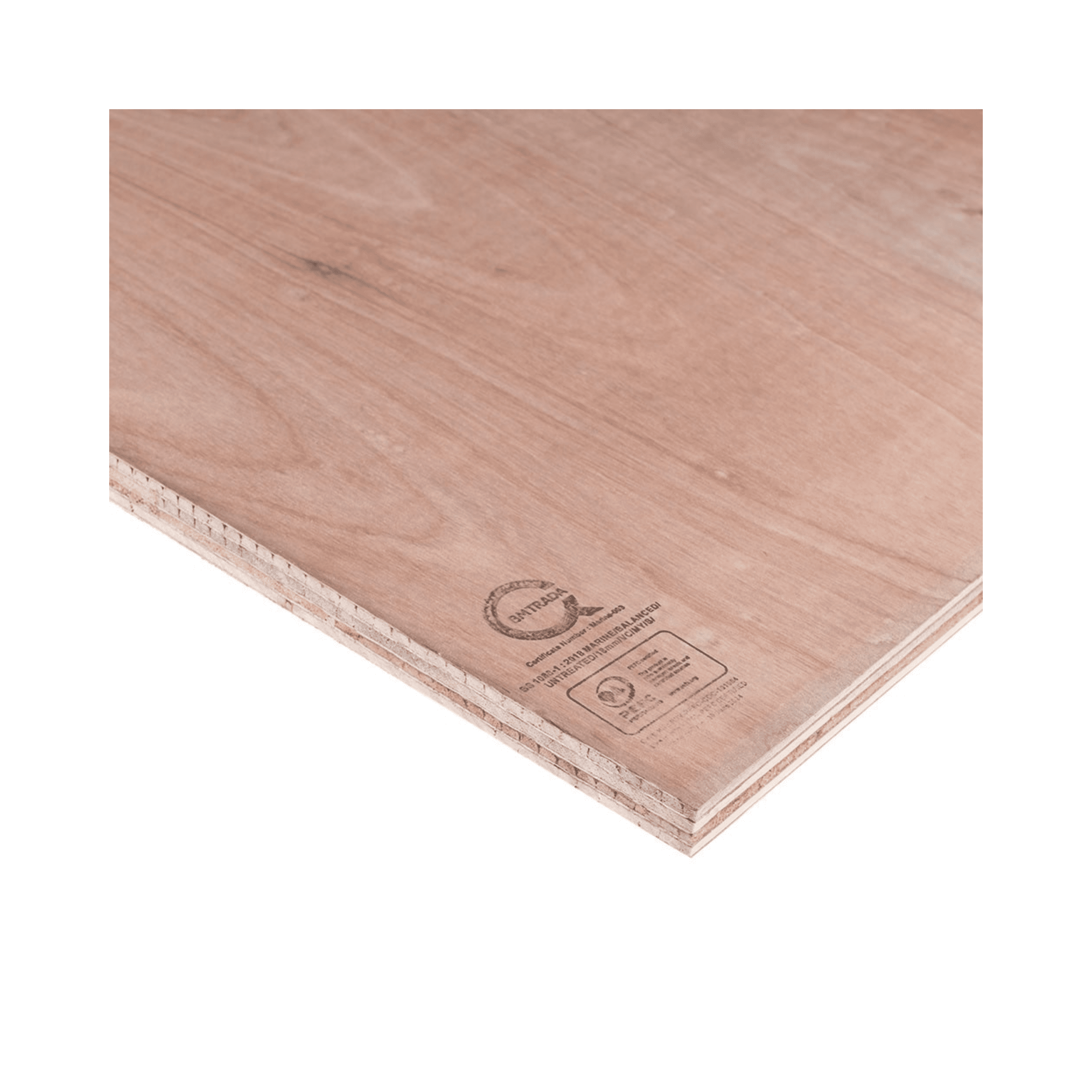 MARINE PLYWOOD – 2440 x 1220 x 18mm – FSC Mix 70%