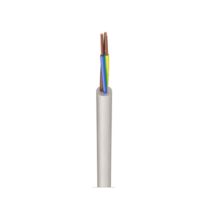 WHITE 1.5mm 3 CORE FLEX CABLE - SOLD PER METRE **NON RETURNABLE** - 3183Y1.5W1